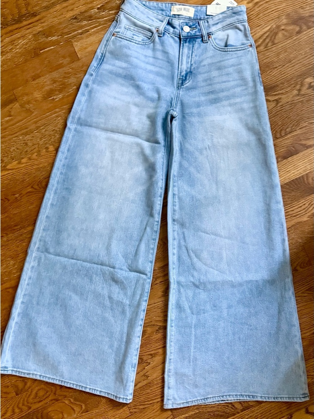 Miss Love stretch light wife leg denim pants size small